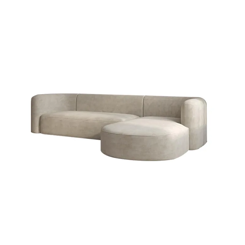 

Sofa fabric, vacuum packaging compression sofa curved modern living room pure sponge sofa combination