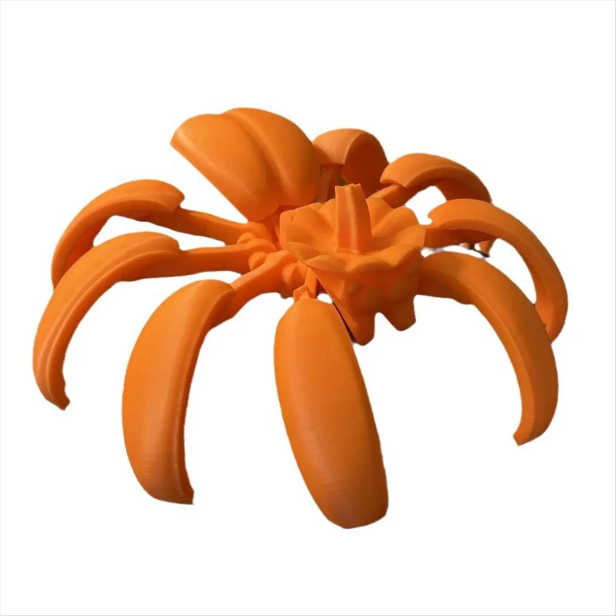 A24I 3D Printed Pumpkin Spider, Pumpkin Fidget Desk Statue, Gift Pumpkin Transformer Decoration As Shown