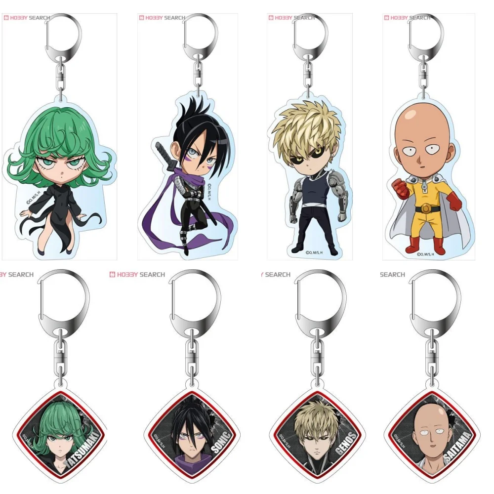 Популярный акриловый брелок-фигурка по аниме One Punch Man, модель для косплея, подарок для фанатов на день рождения, Рождество, украшение для стола