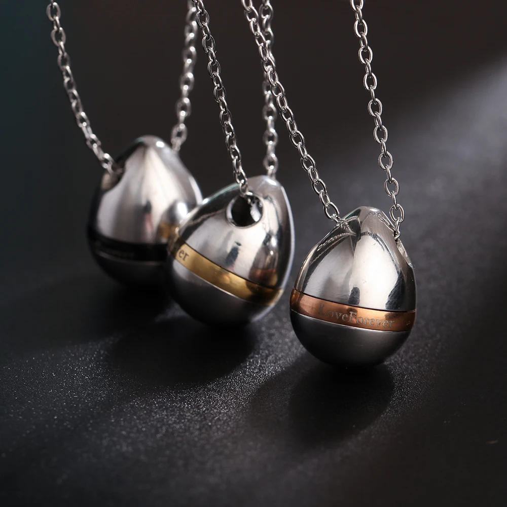 Collier de bouteille d'huile essentielle géométrique en acier inoxydable, médaillon ouvert, bijoux d'aromathérapie pour couple, diffuseur d'arôme punk