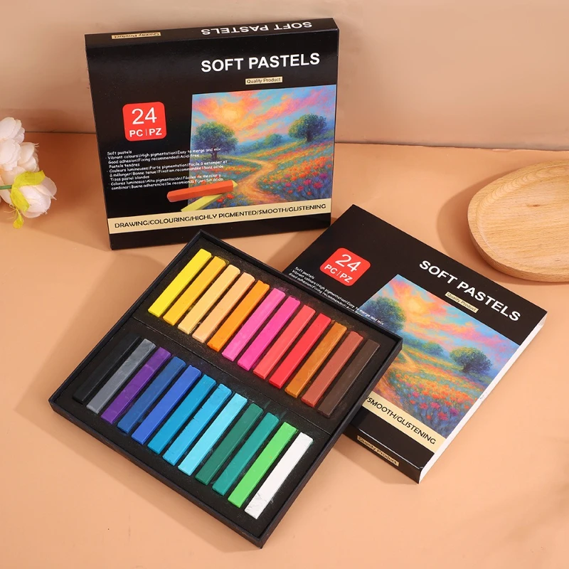 12/24 Color Chalk Soft Pastel  - огляд і ціна Chalk Pastel Set