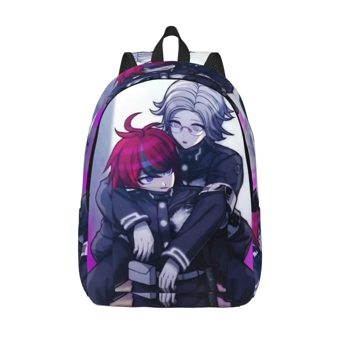 HUNDRED LINE Game Backpack Middle High College School Student Last Defense Academy Book Bags Teens Canvas Daypack Hiking