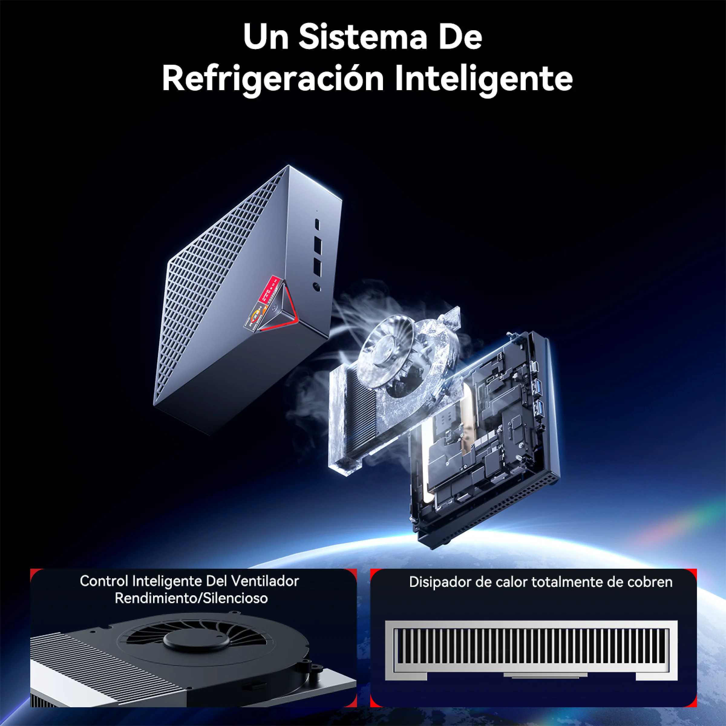 ACEMAGIC Mini PC AMD Ryzen 7 7730U 8C/16T up to 4.5GHz Windows 11