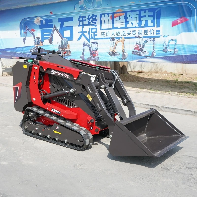 Mini Skid Steer Loader Compact Design For Farm Use Narrow Space Work With Strong Bucket Lift And Stable Movement