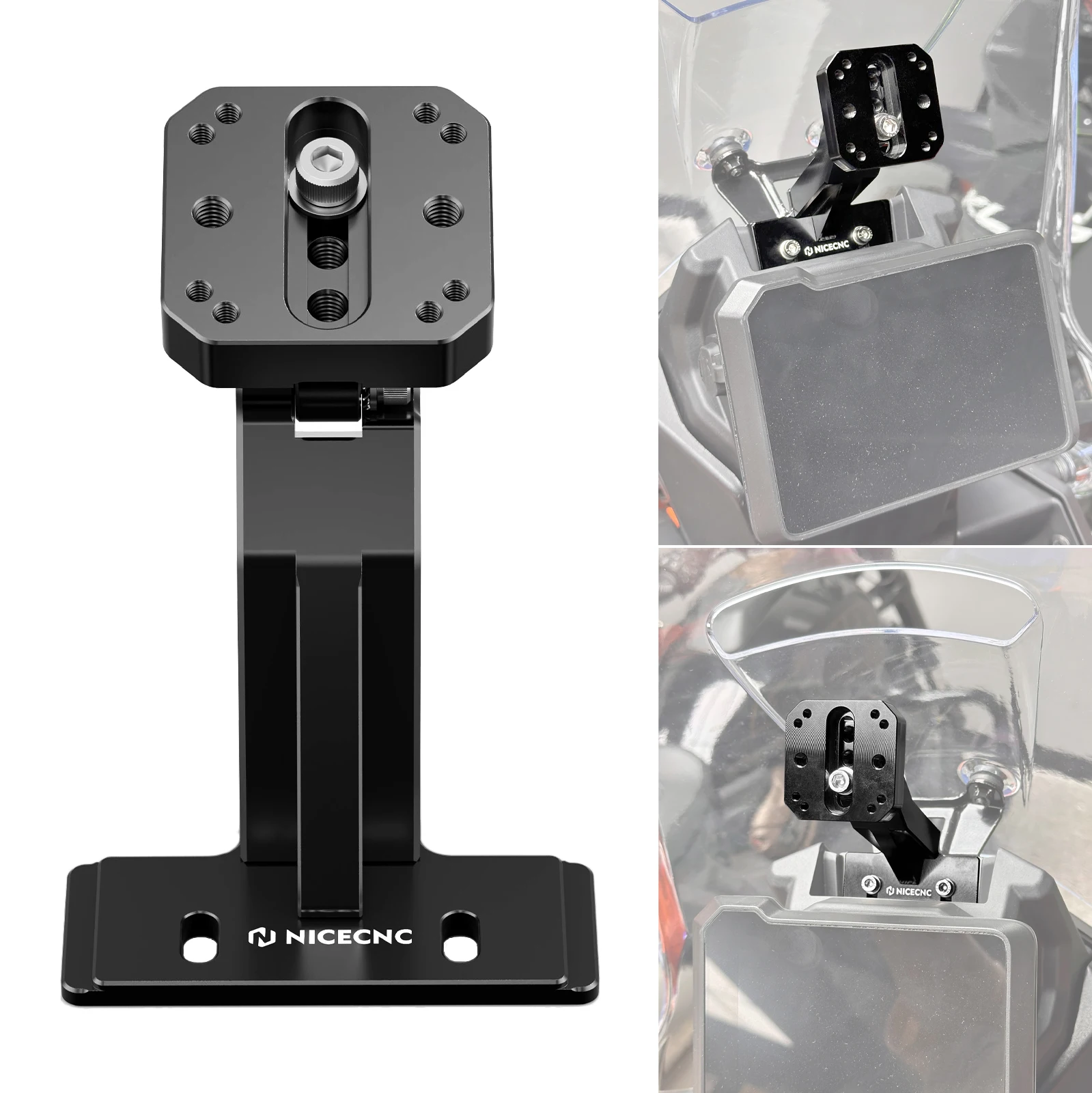 

For 2025-2026 KTM 390 Adventure R/X Adjustable Motorcycle GPS Device Holder Mount AMPS Brackets