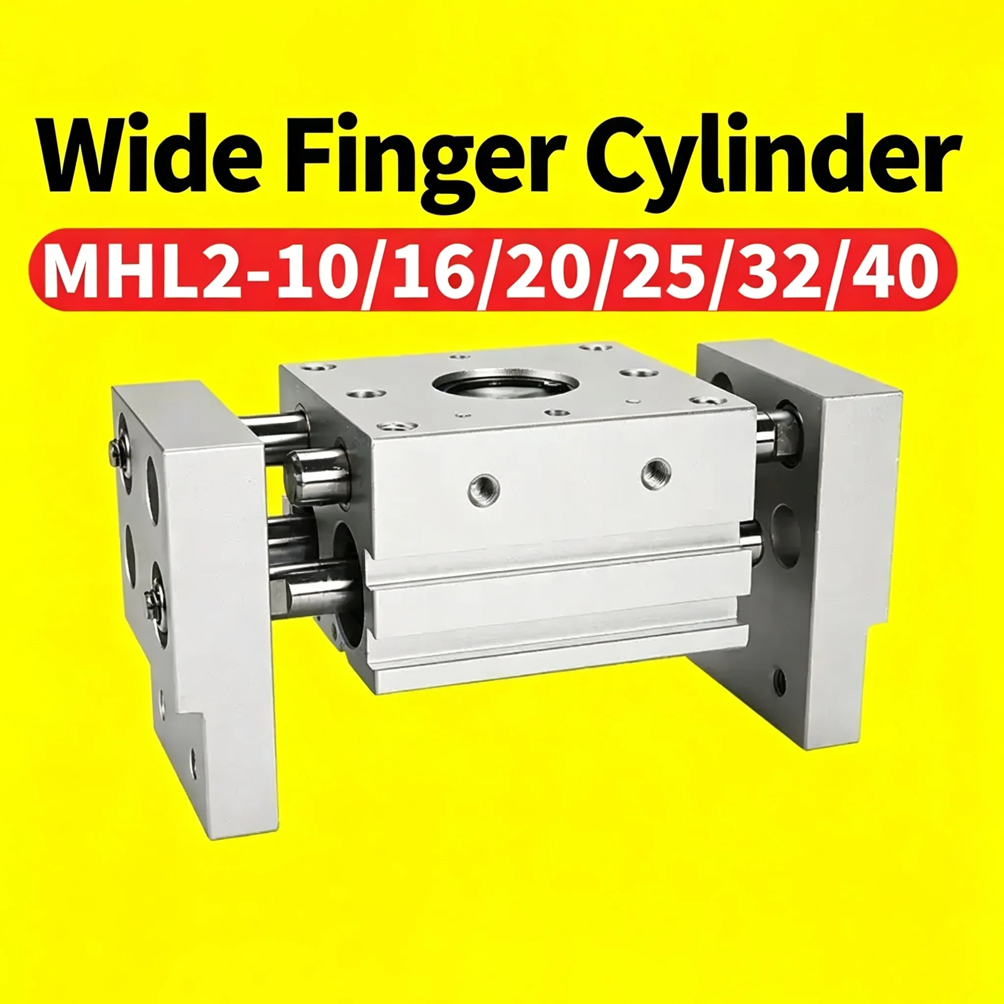 HFT series wide air gripper HFT20*60S HFT10/HFT16/HFT20/HFT25/HFT32*10/20/30/40/60/80/100/150-S Pneumatic Cylinder