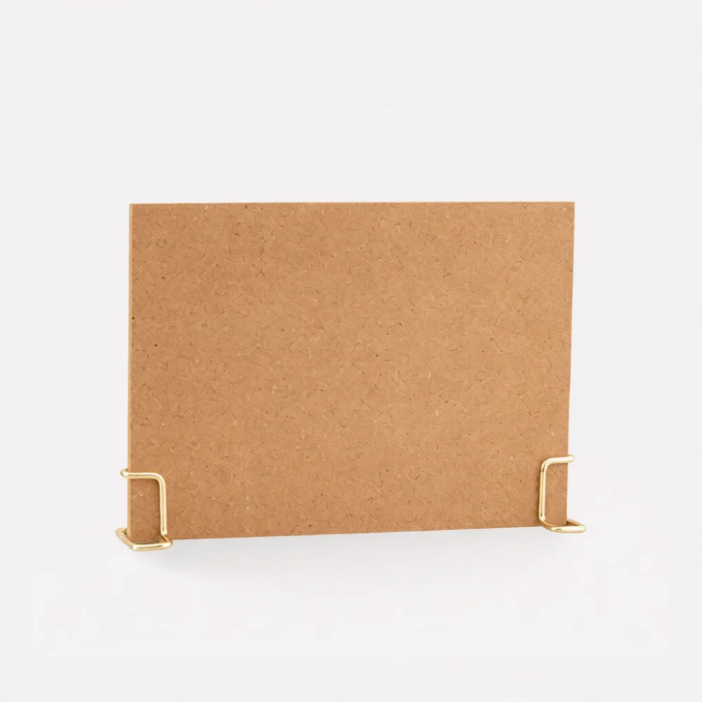Desktop Cork Board A4 Photo Display Stand Office Memo Bulletin Message Note Holder Study Table Organizer Modern Art Decor Metal