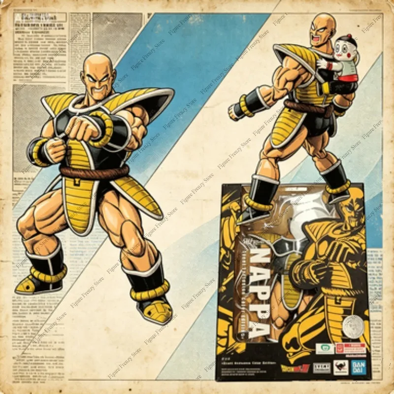 

Special OfferIn Stock Bandai S H Figuarts Original Dragon Ball Nappa Doll New Boxed Action Figure Anime Characters Garage Molin