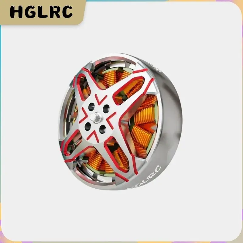 

HGLRC SPECTER 2004 1800KV Бесщеточный двигатель 4-6S Совместимый 3-5-дюймовый пропеллер для FPV Freestyle Cinewhoop Дроны с зубочисткой