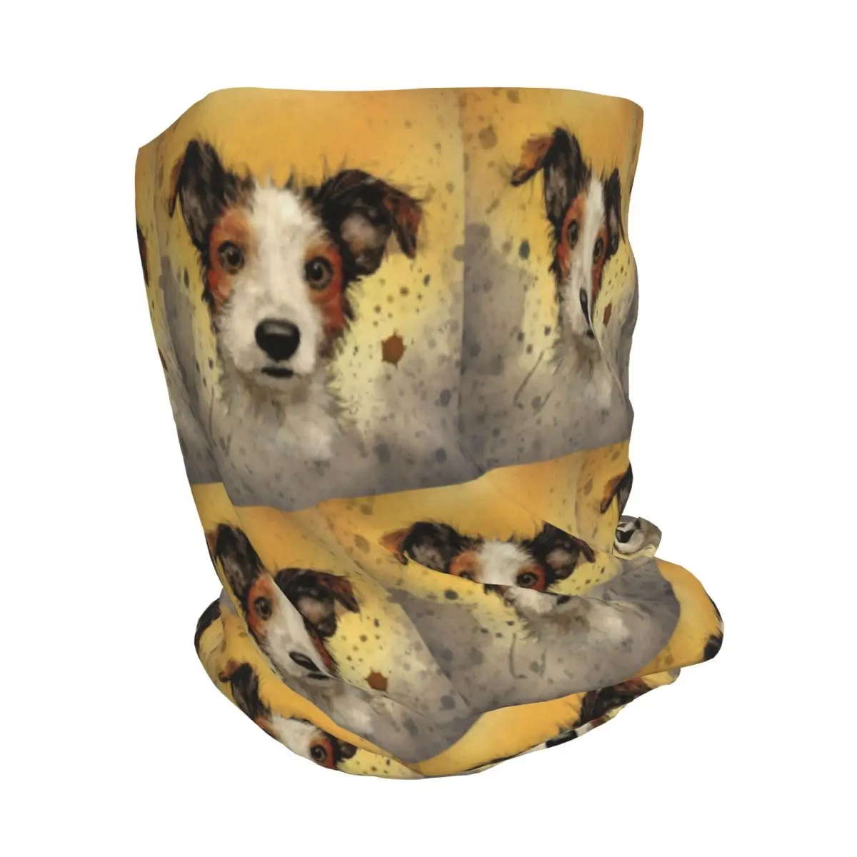 Dog Jack Russell Terrier Bandana Neck Gaiter Face Scarf Warm Cycling Scarf Beanies Hat for Men Women Adult Washable