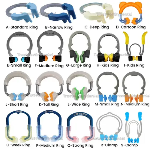 Anillo de matriz seccional Dental, bandas de matriz, anillo de abrazadera para escalar, ajuste de guarnición Palodent V3, triodente ni-ti, pinza 3D pediátrica para adultos