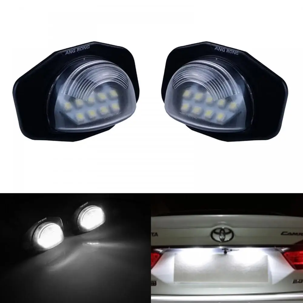 

2Pcs White LED License Plate Light Lamp For Toyota Corolla 2009-13 Toyota Sienna