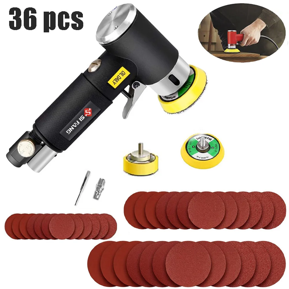 Lixadeira de ar da Órbita Mini Pneumáticamáquina Pneumática para Polimento de Carros Polegada e Polegadas