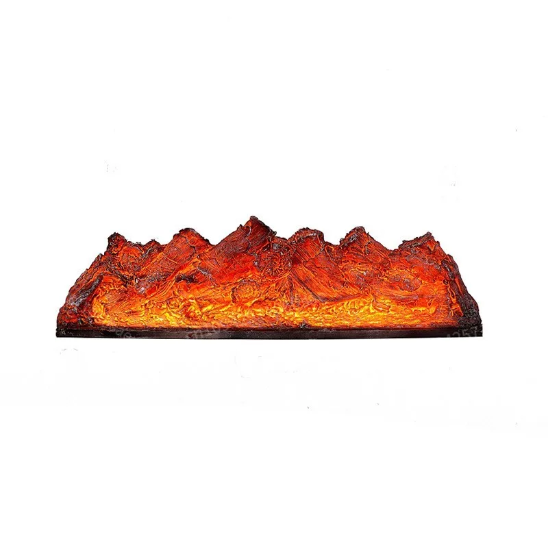 

Elektrische Open Haard Fireplace Decoration Domestic Simulation Firewood Bare Carbon Flame Fake Electronic Fireplace Core