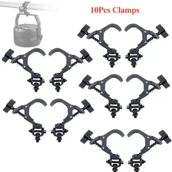 10 pz DJ Hook Fold morsetti alluminio Truss Mount 40-60mm tubo 200W 230W fascio testa mobile altoparlante Audio LED Fog Machine Hanger