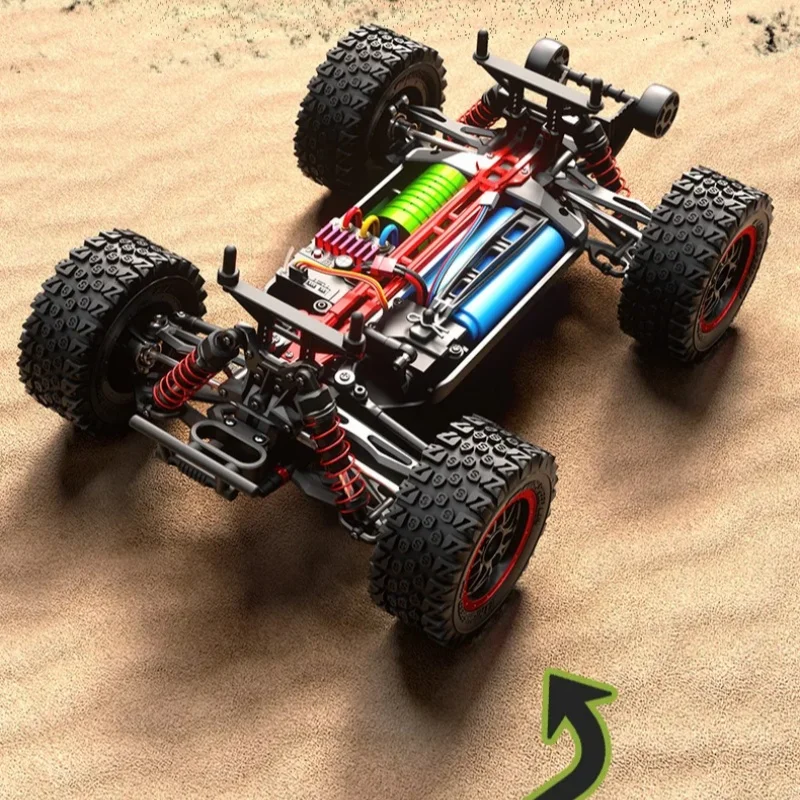 JJRC C8805 RC سيارات ث 2 قطعة بطاريات 1:16 Rc الانجراف سيارة عالية السرعة 4WD Raytheon على الطرق الوعرة تحكم عن بعد 2.4G فرش شاحنة