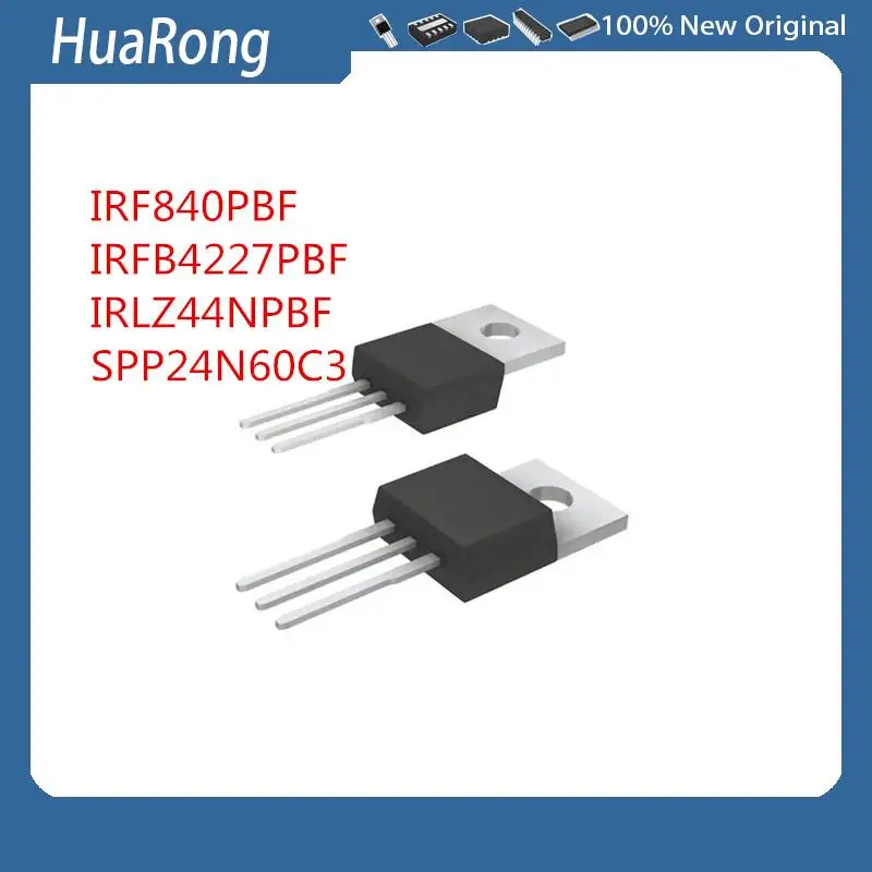 10Pcs/Lot   IRF840 a-220 IRF840PBF   IRFB4227PBF   IRLZ44NPBF   SPP24N60C3  TO-220