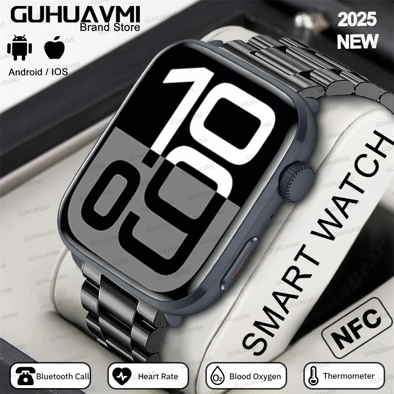 

Fashion NEW Fit 3 Ultra Global Version Smart Watch Men Women HD Display Heart Rate NFC GPS Track Waterproof Sports Smart Watch