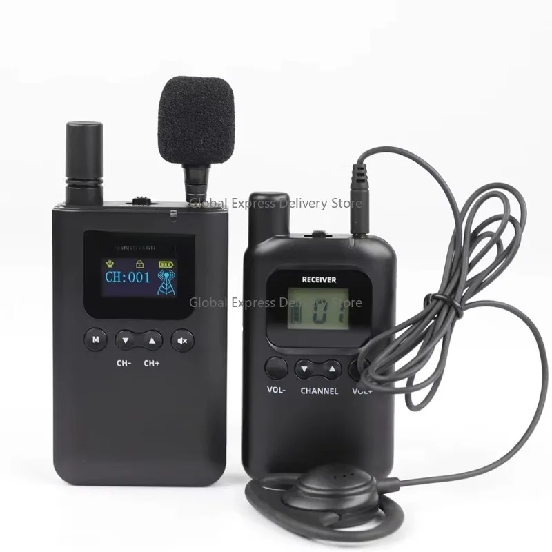 

8510T 8210R Wireless Whisper Tour Radio Guide Audio System for Museum Factory Plant Tour Simultaneous Interpretation