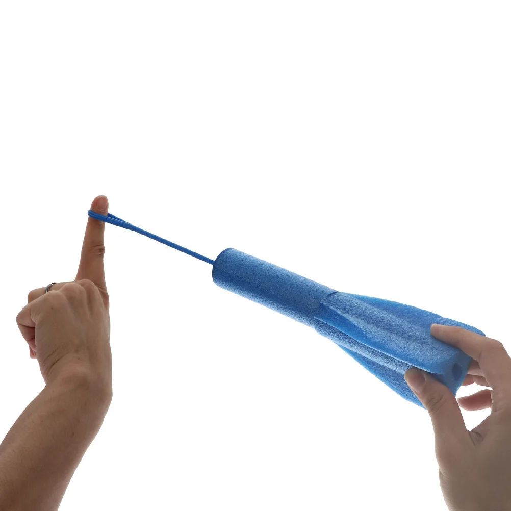 

6 pcs Finger Rockets Launcher Outdoor Launch For Kids Premium Reusable Rocket-Shape Tricky Spoof Party Favor Fun Plaything