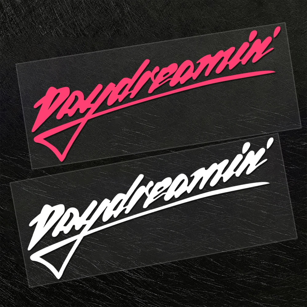 

Daydreamin Daydream Reflective Car Stickers Motorcycle Scooter Body Windshield Fuel Tank Auto Bumper Window Accessories Decal