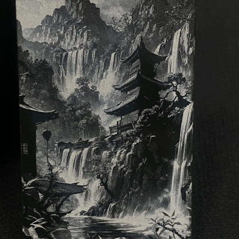 

Shadow Sculpture Landscape Pendant, New Square High-end Sense