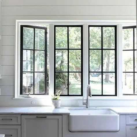 

Hurricane-proof impact window Energy-saving low-E glass Heat-broken steel window