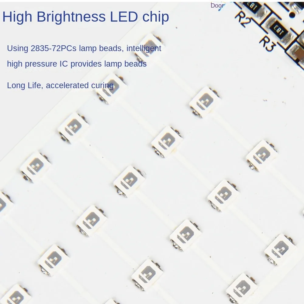 High Power 50W 100W UV Purple LED Chips  395nm 405nm Full Diode light Lamp for uv glue Resin curing light ink