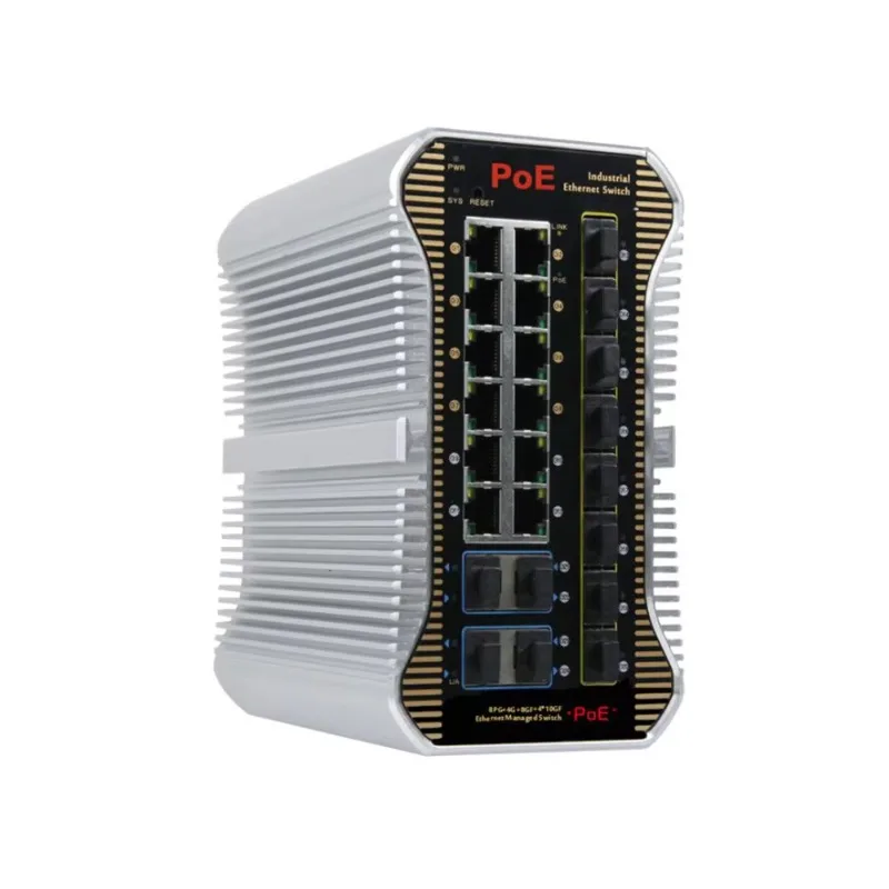 24-Port 1G Uplink L2+ Managed Industrial PoE Switch SNMP QoS VLAN Support 5 Year Warranty-FCC/CCC Certified-GWS-IPS36248PFM (In
