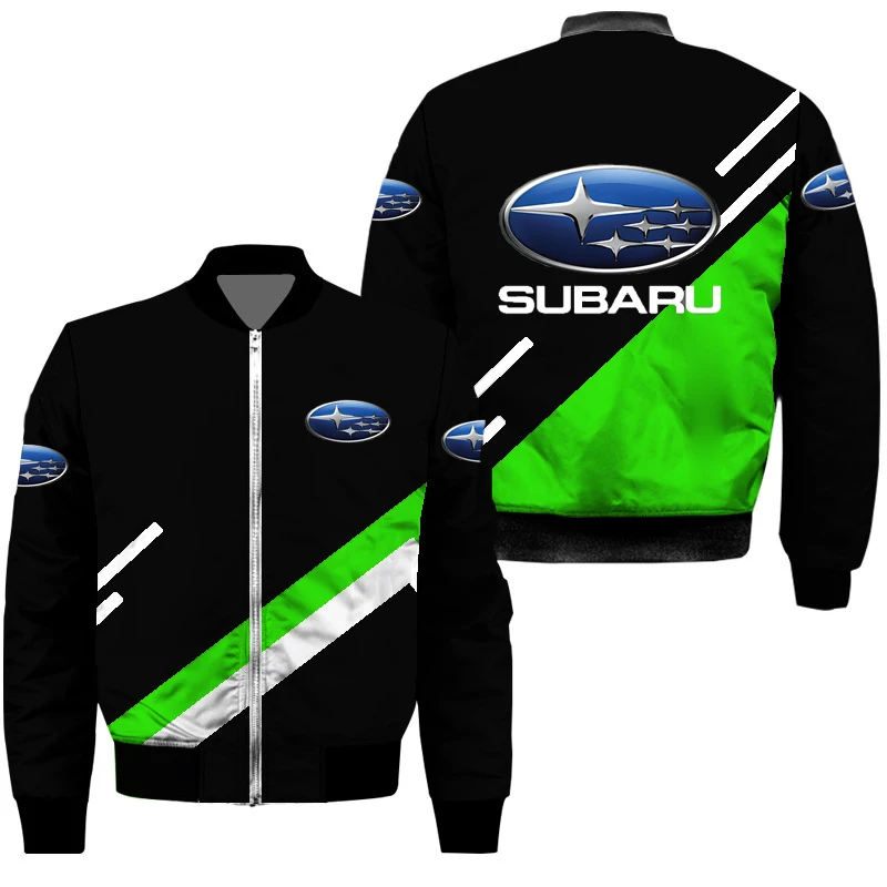 

Internet celebrity hot item Subaru printed racing suit motorcycle riding suit motorcycle retro SUBARU men's and women's cotton j