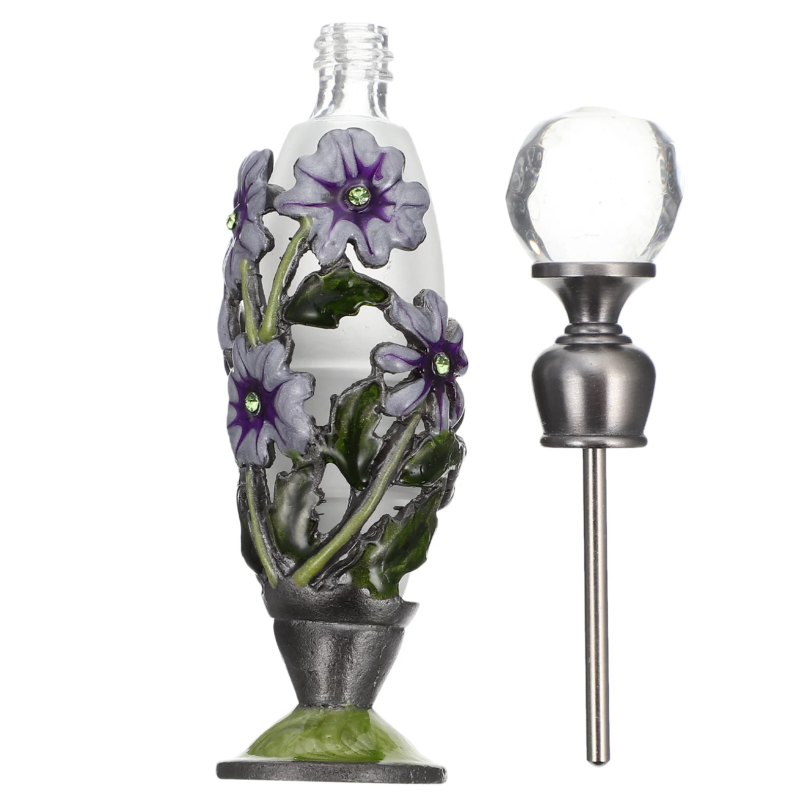 Exquisite Glass Aroma Bottle Delicate Perfume Container Portable Desktop Decoration Gift for Perfume Bottle Decor