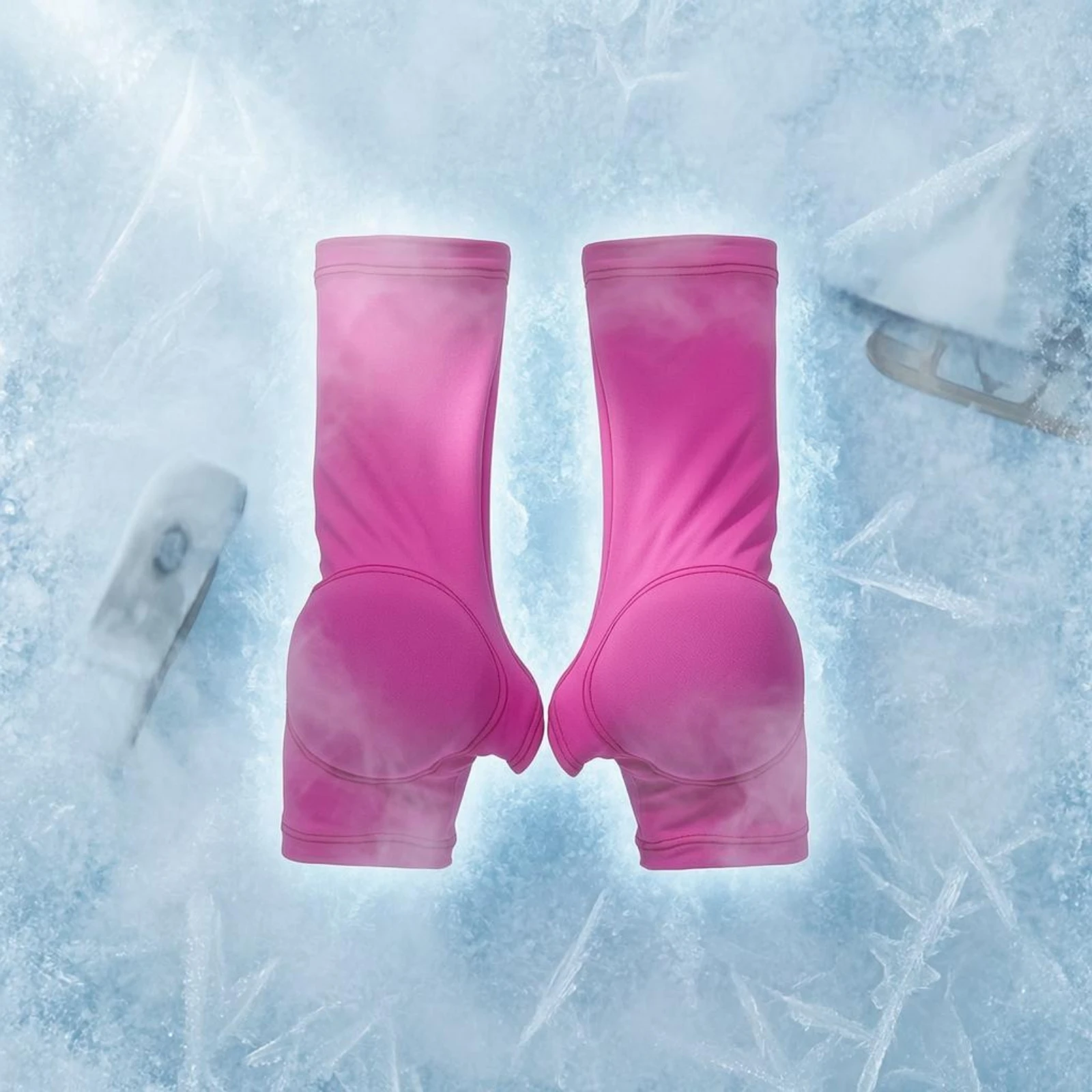 Ice Skating Hand Protector Padded Palm Guard Palm Protector Stitched Seams Wrist Guard Shock Absorbing