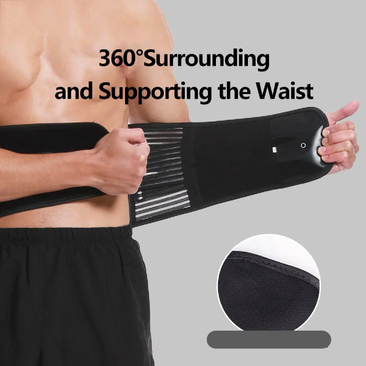 Back Brace for Men Women Lower Back Pain Relief with 6 Stays Anti-skid Adjustable Back Support Belt for Work Sciatica Scoliosis