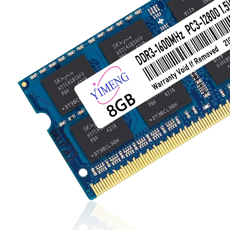 DDR3 DDR3L 4GB 8GB Laptop Memories Ram PC3L 1.35V 1066 1333 1600Mhz PC3 1.5V 8500 10600 12800 204Pin SODIMM Notebook Memory Ram