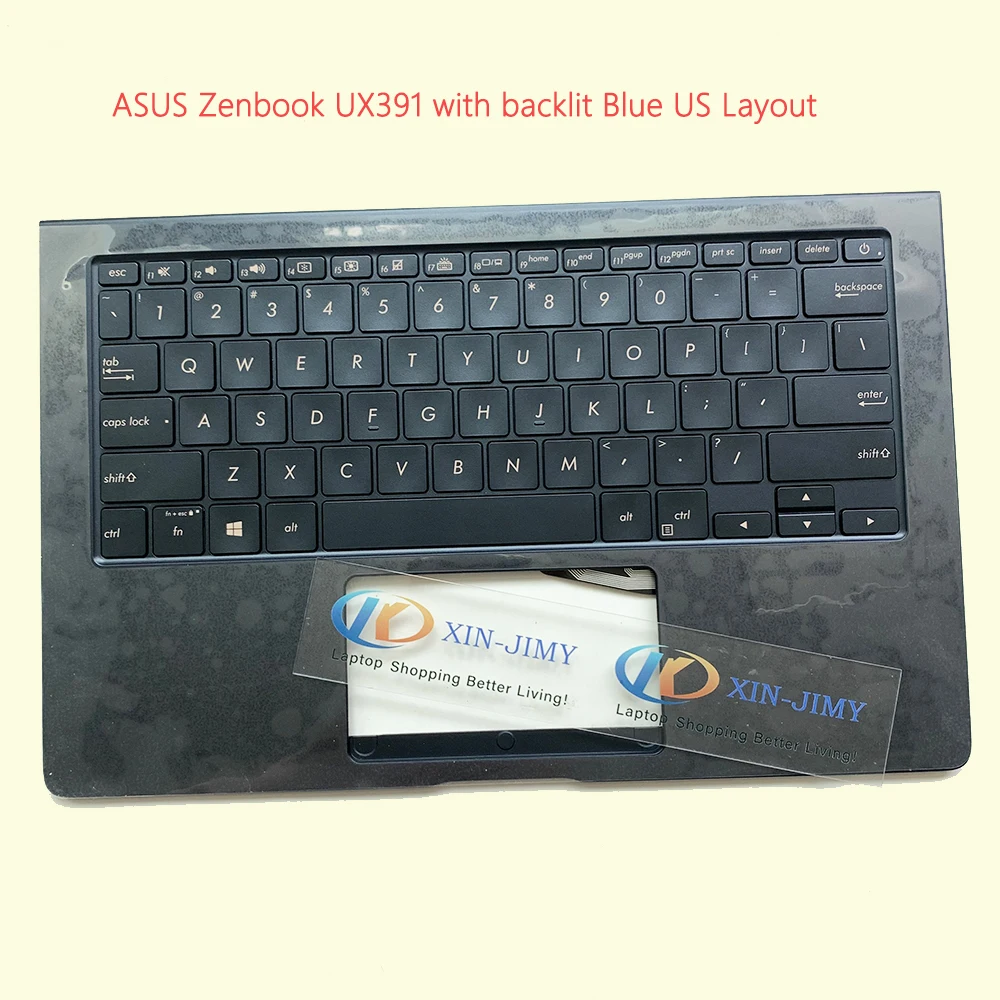 

Keyboard For ASUS Zenbook UX391 UX391U with backlit Blue US Layout