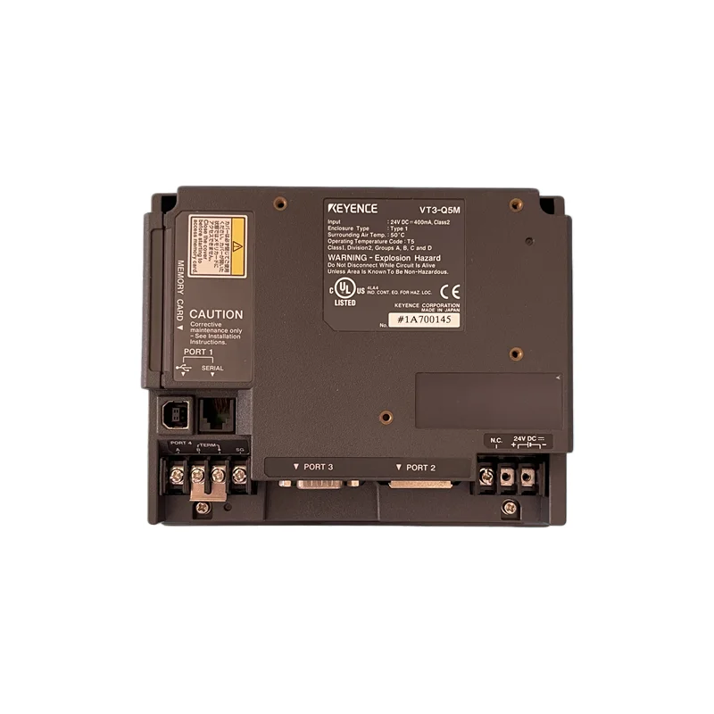 KEYENCE VT3-Q5M VT3-Q5S VT3-Q5SW VT3-S12 5 Inch HMI Touch Screen Panel DC Power Supply Type Used for Start Stop Control in Stock