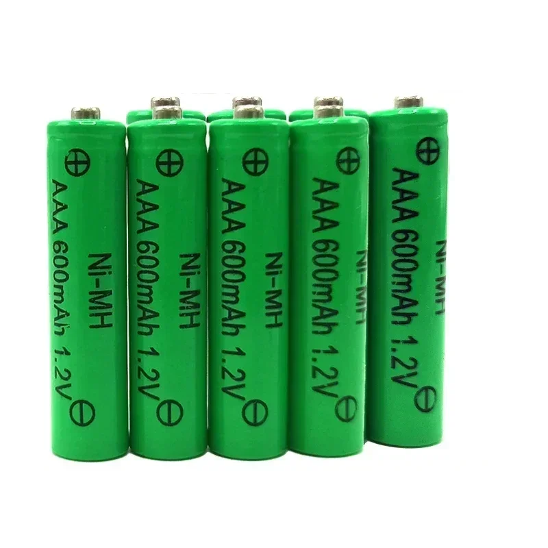 New Pilas Aaa Racargables AAA NiMH Battery 1.2V Pila Recargable 600mAh for Flashlight Electric Toy Remote Control Backup Battery