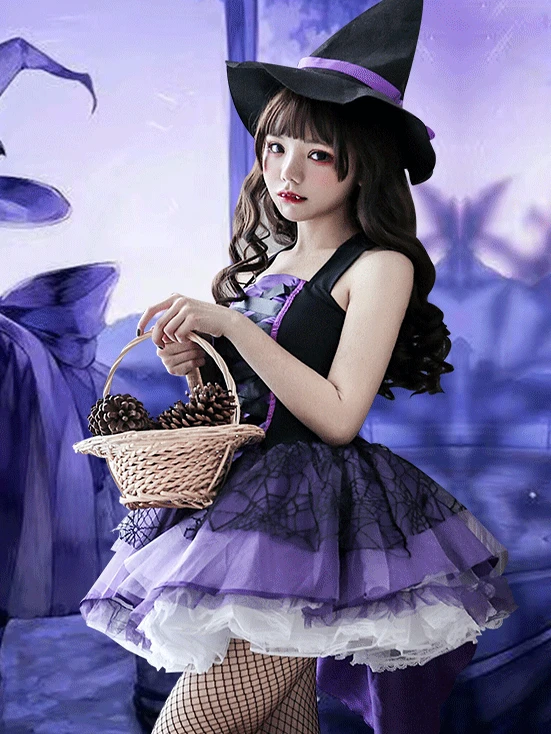 

Сексуальный готический костюм ведьмы на Хэллоуин, женский фрак в стиле ретро Dr, материал из полиэстера, одежда для выступлений на сцене