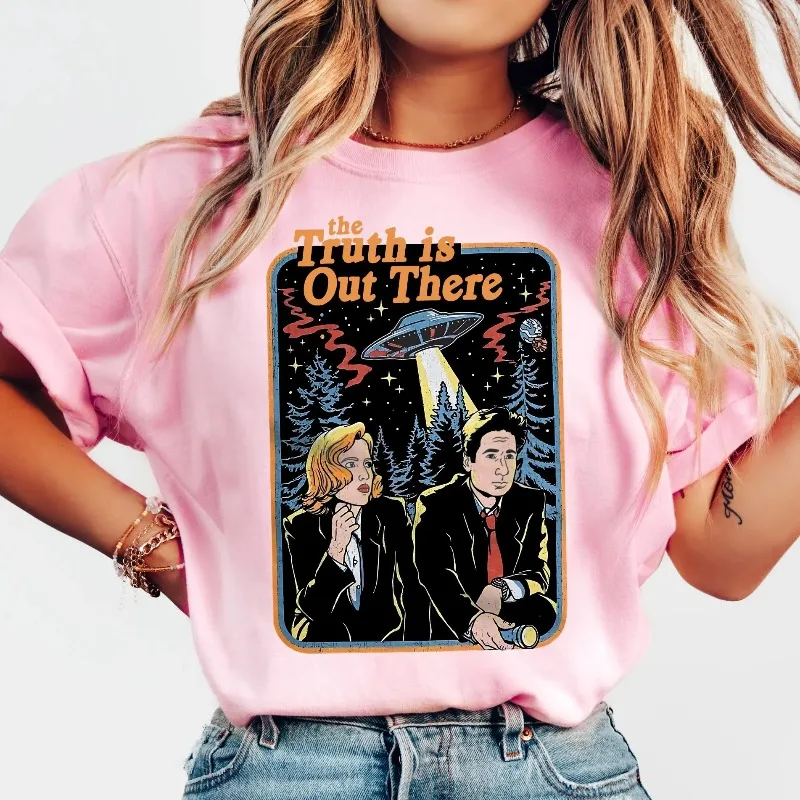 Mon t-shirt « X-Files », File Top, The Truth Is There, t-shirt pour femmes, nouveau t-shirt unisexe décontracté à la mode pour l'été