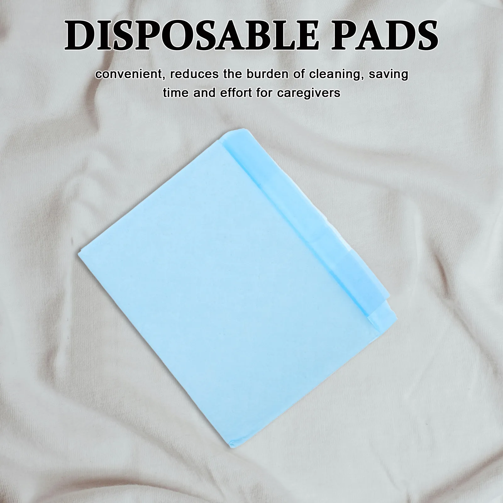 50pcs Disposable Bed Pads Adult Incontinence Care High Absorption Leak Proof Ultrathin Lightweight Nonwoven For Elderly Indoor