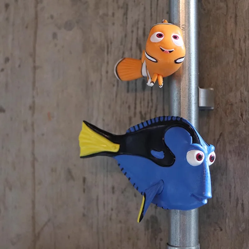 Kawaii Disney Finding Nemo Dory Action Figure Toy Nemo Model Toy Dolls Creative Refrigerator Magnets Christmas Gift For Children