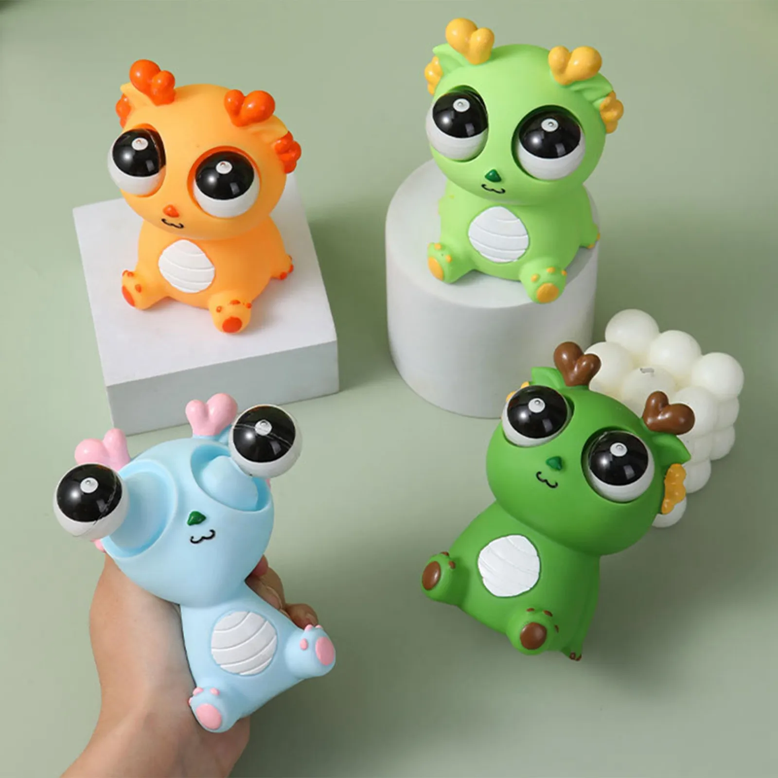 Dragon Pinch Toys Toy For Stress Relief Funny Pinch Toys Anxiety Relief Toy Cute Little Flying Dragon Decompression Toys, Vent