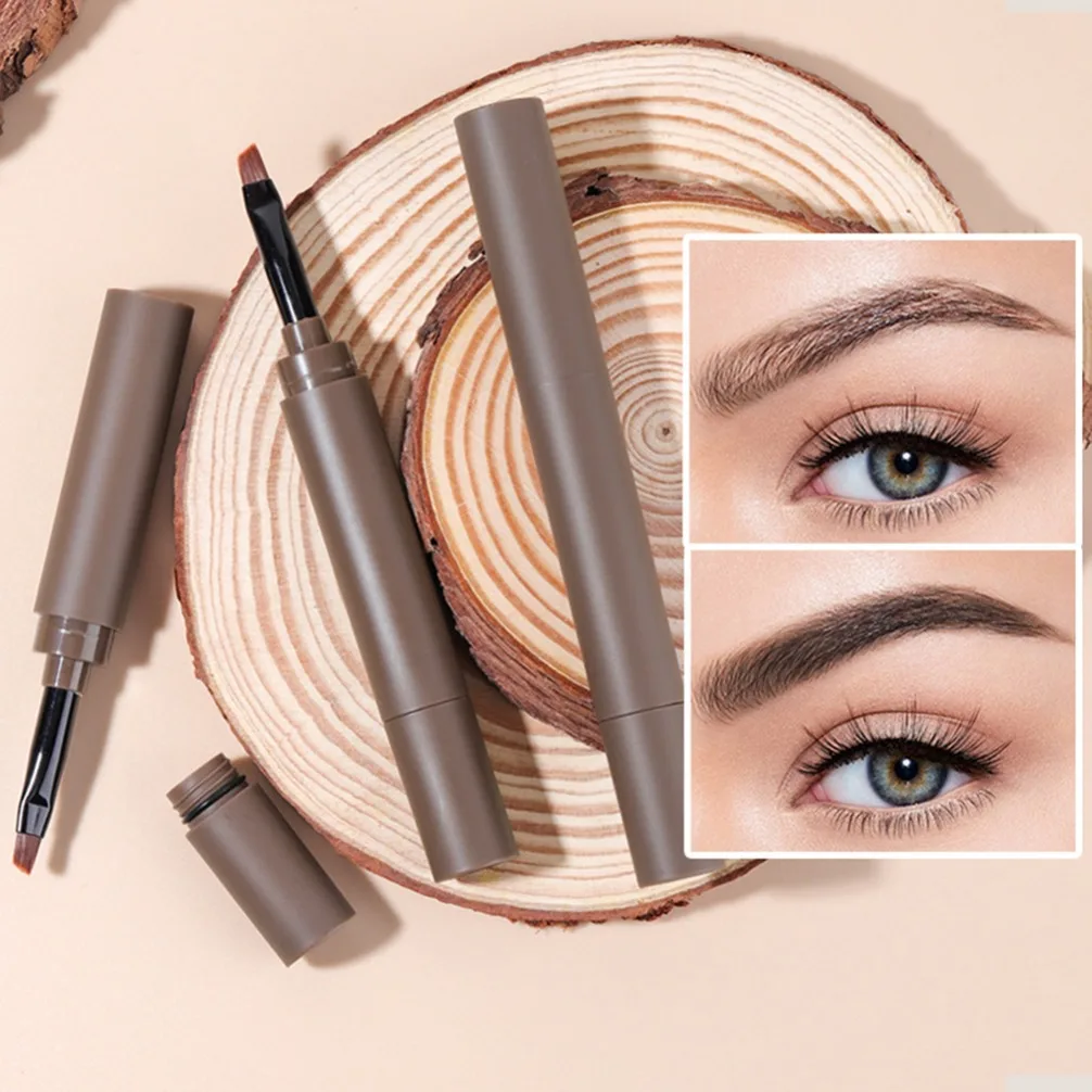 Double Ended Eyebrow Tint Mascara Waterproof Natural Color Smudge Proof Private Label Custom Logo Vegan Makeup Wholesale