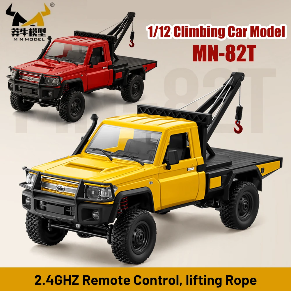 

MN82T 2.4G RC Crawler 4WD 1/12 Proportional Remote Control Off-road Pickup Vehicle Climbing Car Model Toy for Child/Adults