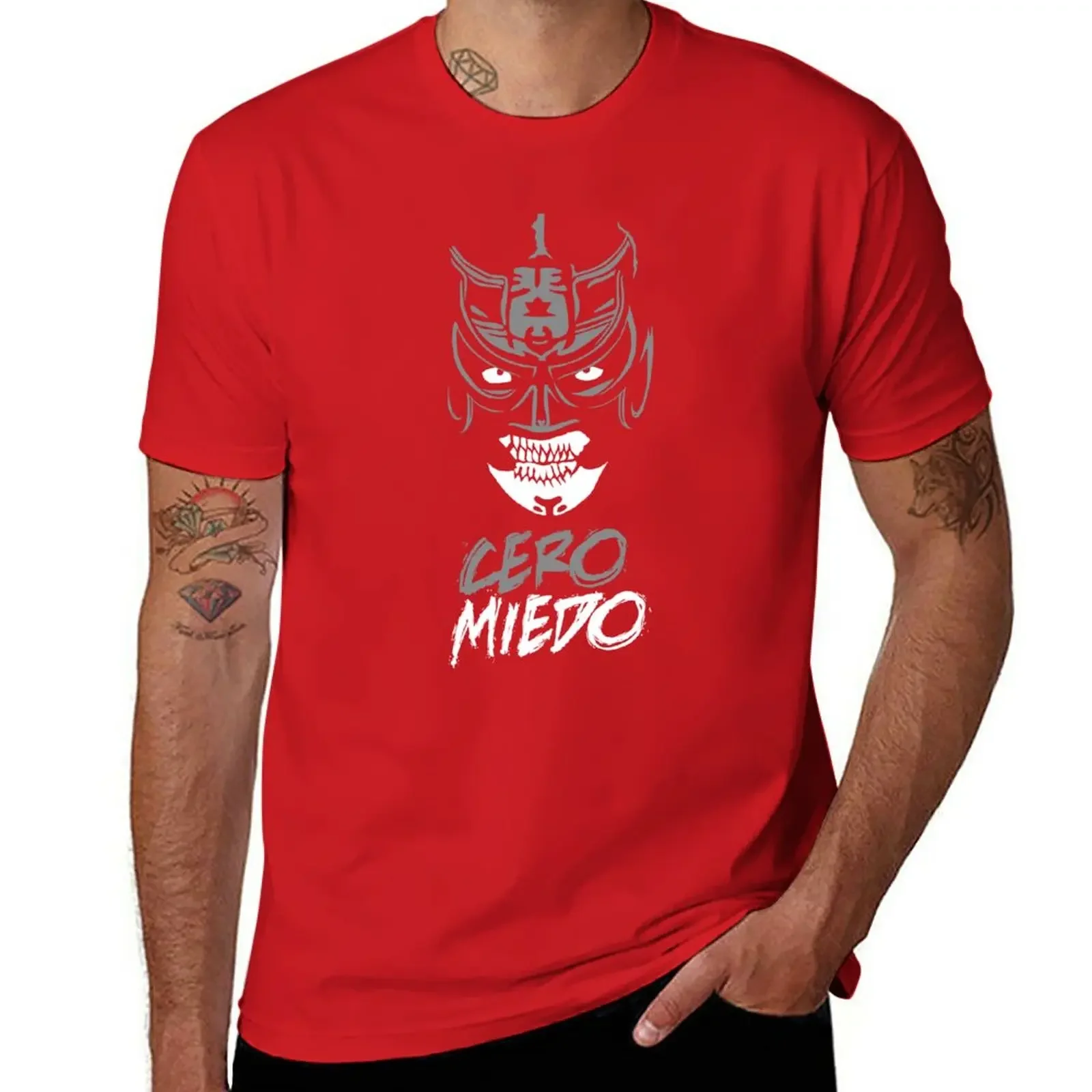 Cero Miedo - Pentagon Dark Lucha Underground Wrestler oversized custom t shirt mens funny Informal manga Sweatshirt vintage