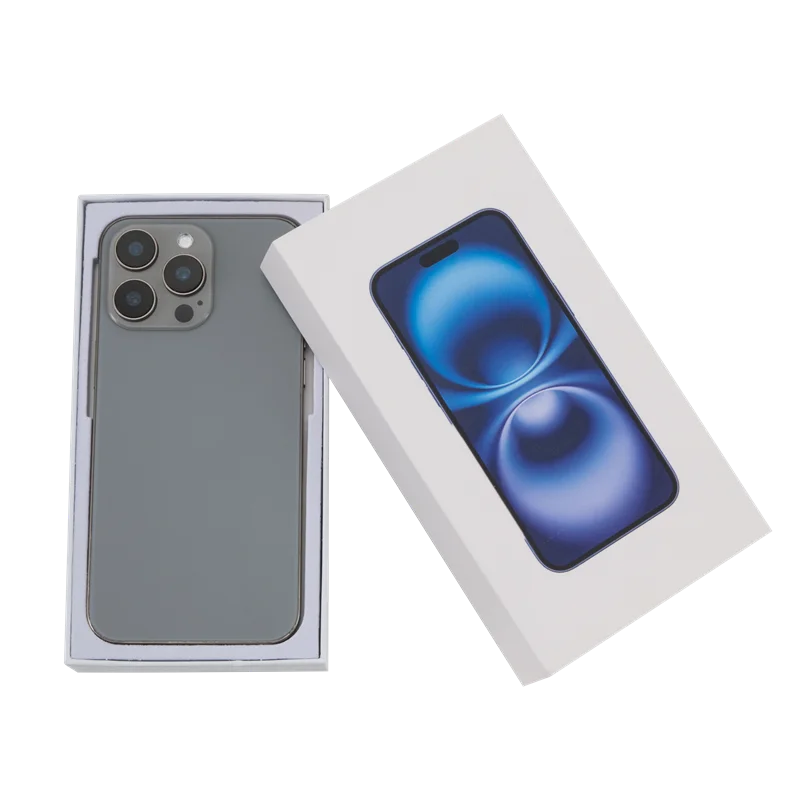 100pcs Custom Printing Generic Box for iPhone 15 16 17 Air Pro Max Mobile Phone Rigid Hard Boxes Cardboard Retail Packaging w42
