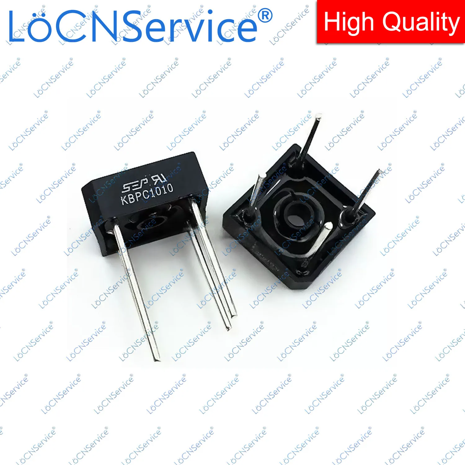 LoCNService 200PCS DIP4 KBPC1010 10A 1000V Single Phases Bridge High quality