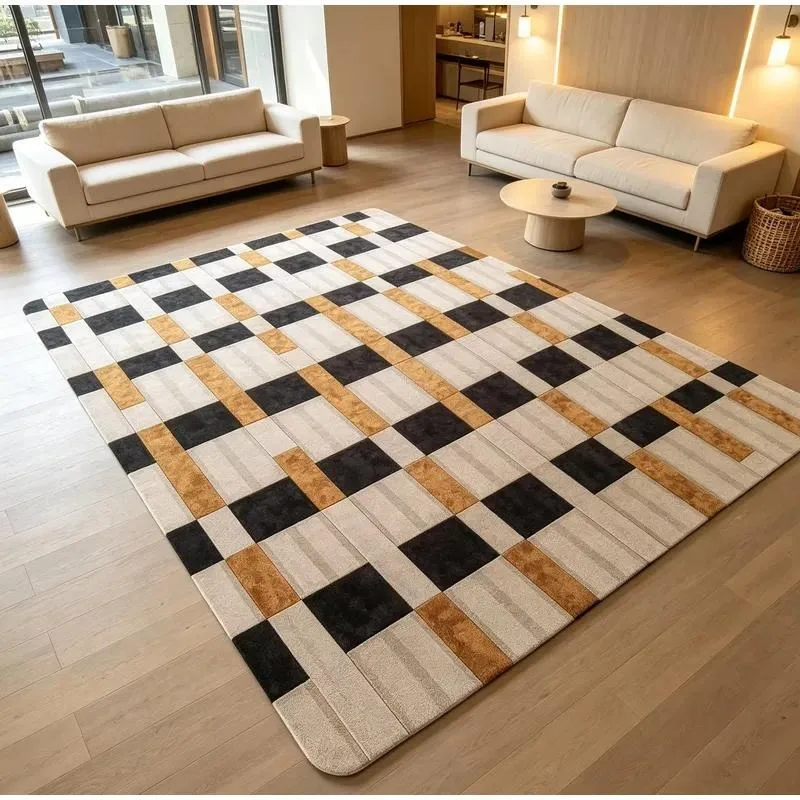 Handmade Hand Woven Carpet Floor Mat for Office Reception Hotel Lobby Decoration