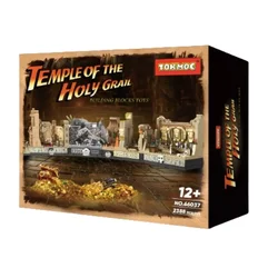 MOC Movie Indiana Jones Temple of The Classic Building Block Compatible With 77015 Tomb Adventure Scenes DIY Model Birthday Toy