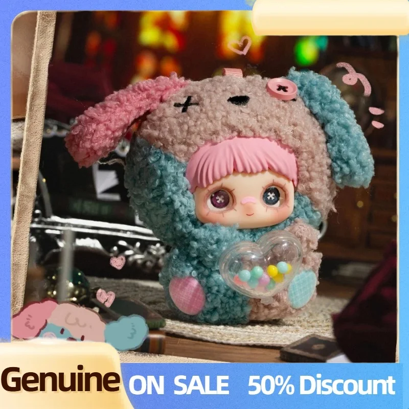 새로운 메이메이 V6 마이 아이 러브 유 시리즈 랜덤박스 메이메이 비닐 플러시 백 펜던트 인형 키체인 트렌디 장난감 수집 할로윈 선물